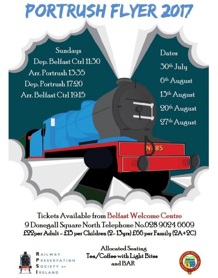 portrush flyer whitehead railway museum flyer seating