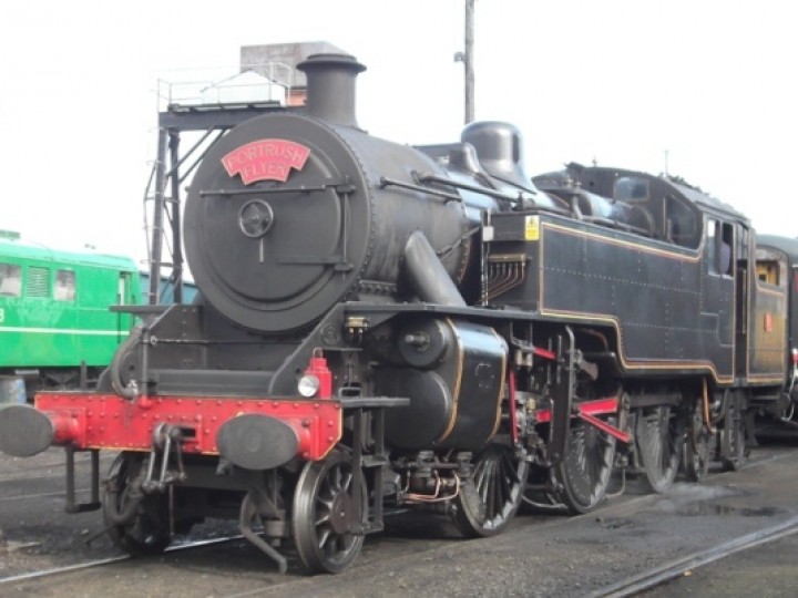 10/7/2011: No.4 at Whitehead, being prepared to work the 'Portrush Flyer'. (A. Lohoff)