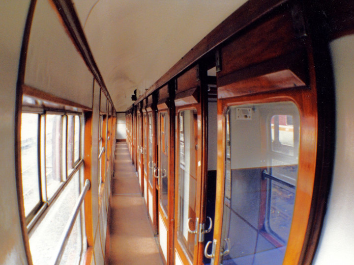 9/8/1987: The interior viewed via a fisheye lens. (C.P. Friel)