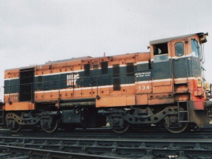 A fine study of 134 at Dublin's Connolly shed. (B .Pickup)