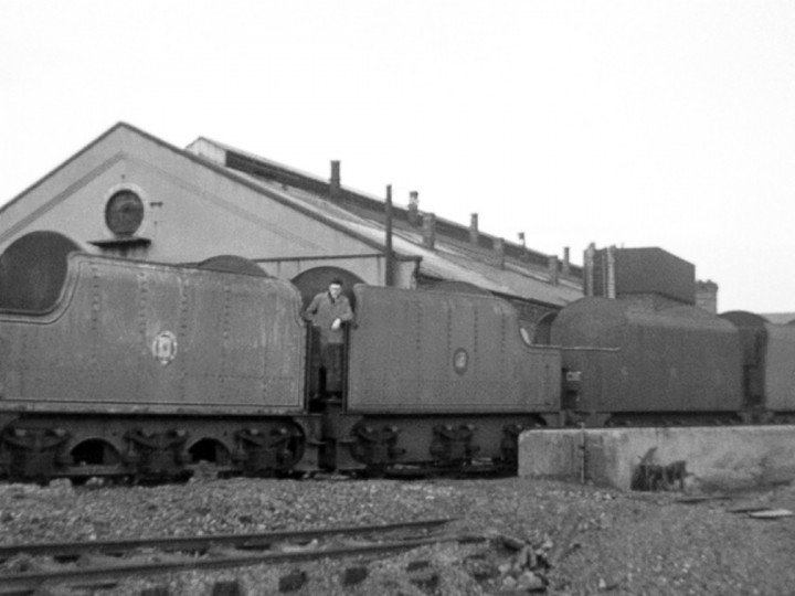 8/1/1965: GNR(I) tenders 73, 43, 45, 46 at Dundalk running shed. (J.A. Friel)