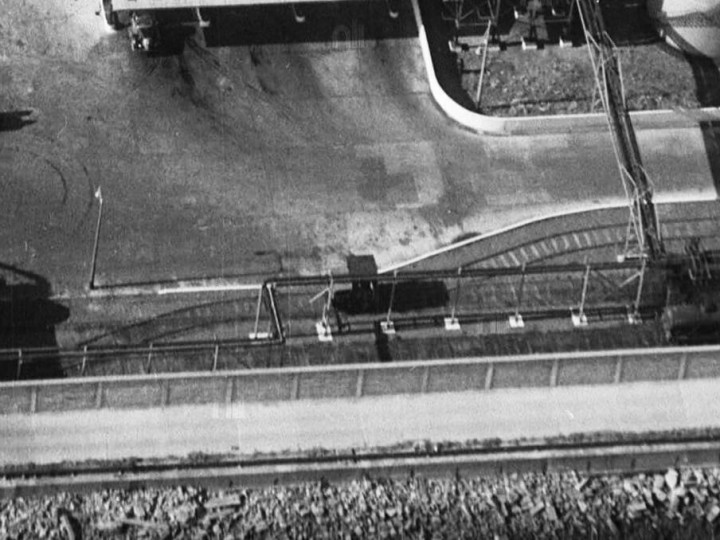 October 1954: An aerial view of the Shell with No.23 right in the middle.