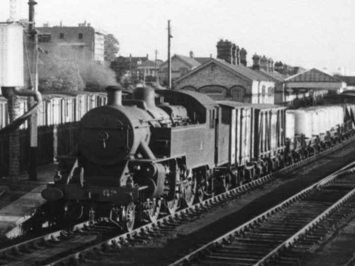 6/9/1961: An unidentified Guinness van at Dundalk in the 8.20pm Dundalk to Portadown goods train. (D. FitzGerald)