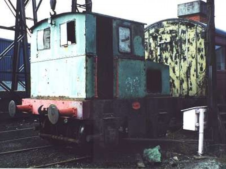 Planet diesel No.23 at Whitehead in 1999. (P.Lockett)