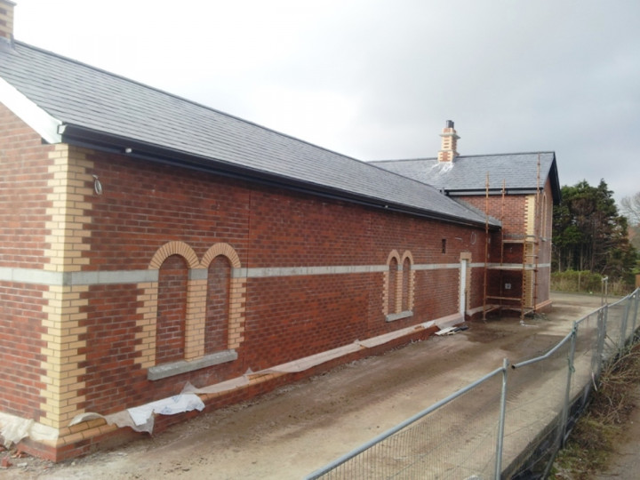 20/2/2013: The rear of the station. (J. Glendinning)