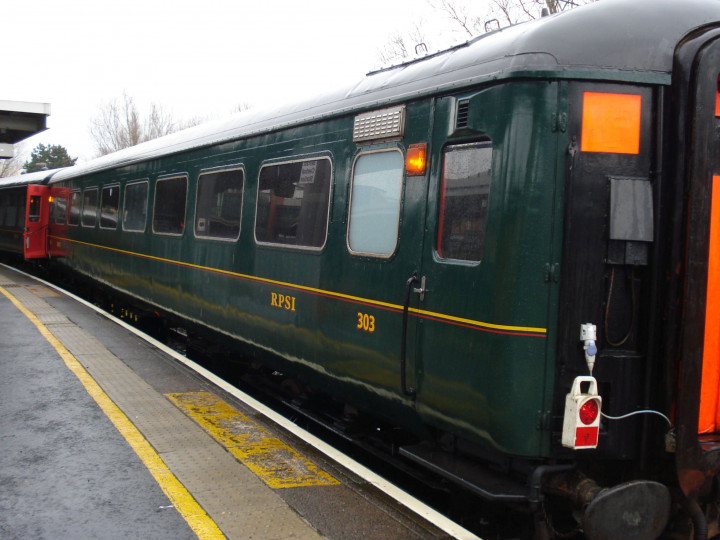 16/3/2013: 303 at Belfast Central station during running-in tests for No.461.