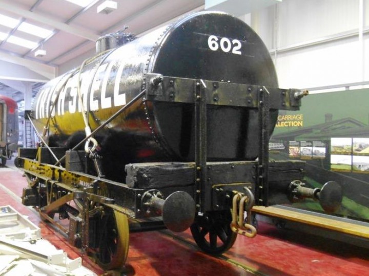 It's 22nd January 2017 and 602 before it was shunted to its final display position in the Whitehead Railway Museum. (M.Walsh)