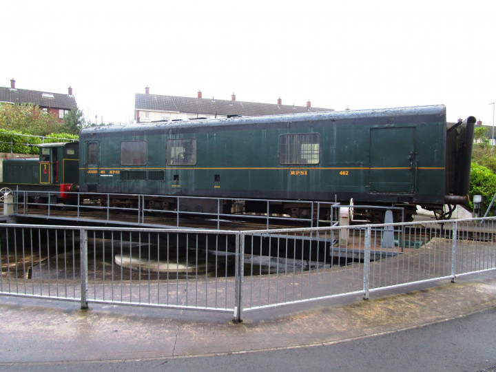 26/11/2022: 462 on the turntable at Whitehead.