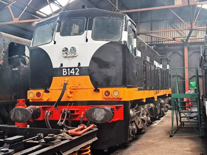 28/10/2023: Looking splendid in the Locomotive Gallery after an overhaul and external re-paint.