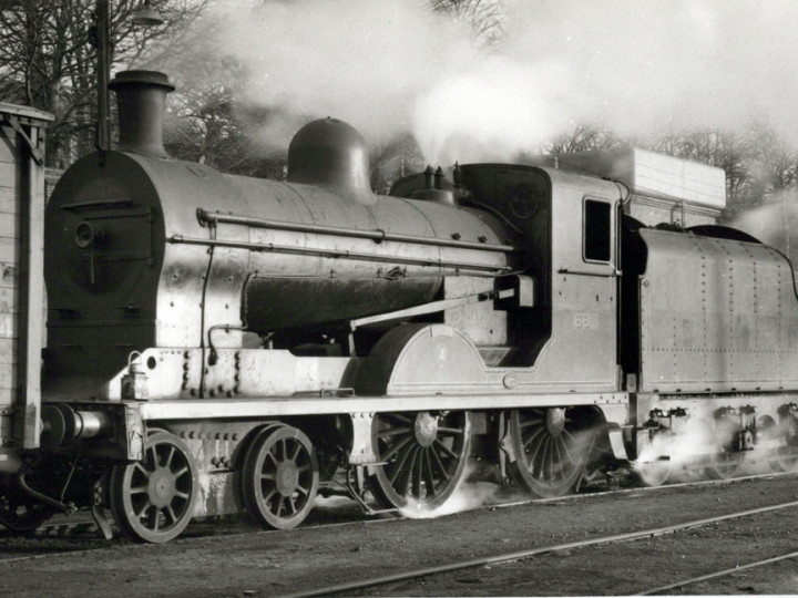 U class No.67 'Louth' (ex 202) in Lisburn yard with tender 46.