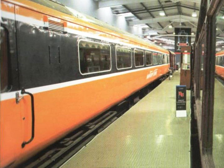 2019: The Saloon on display at Whitehead Railway Museum.