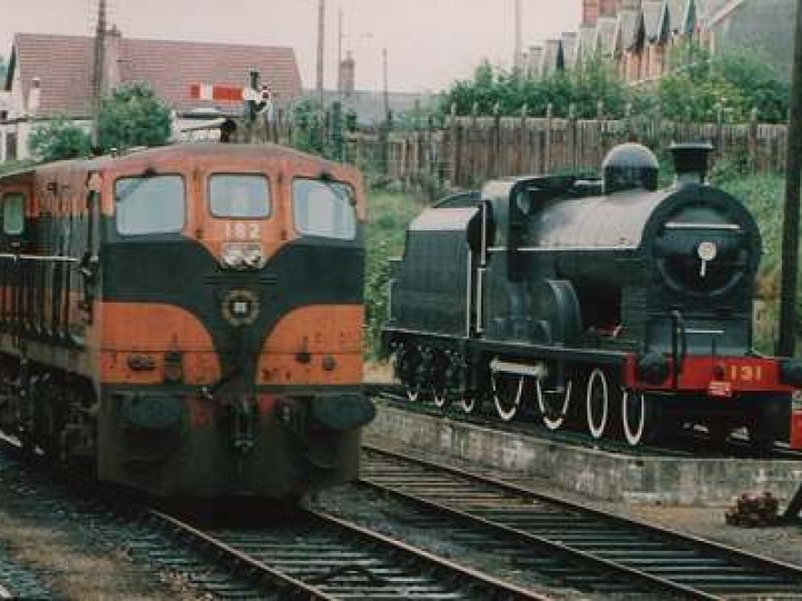 No.131, seen here beside an 181 class GM. (B.Pickup)