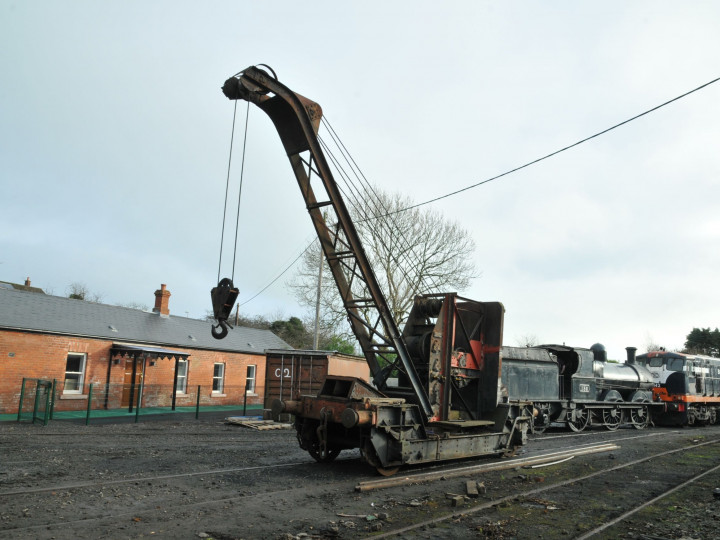 7/1/2017: The crane in Whitehead yard. (C.P. Friel)