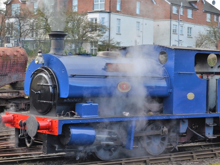 3BG shunting at Whitehead Railway Museum