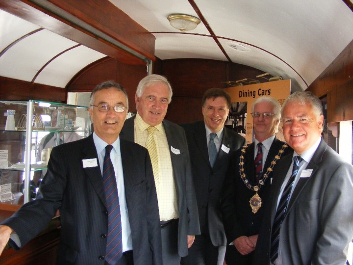 The dining car's conversion and restoration was completed by August 2010.
The official launch was held on 25th August.