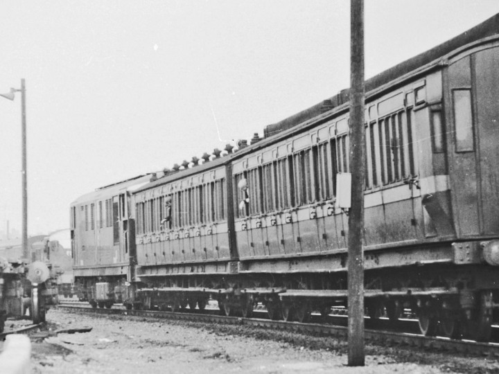 1969: 861 on the Works Train at Dublin Heuston. (M.H.C. Baker)