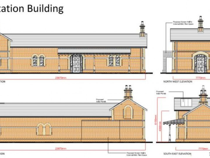 The station elevations.