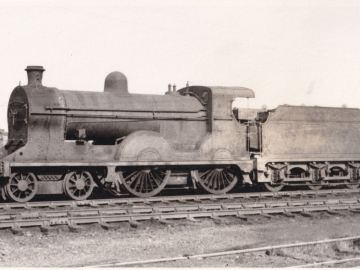 2/4/1966: A dirty locomotive at Adelaide in UTA days.
