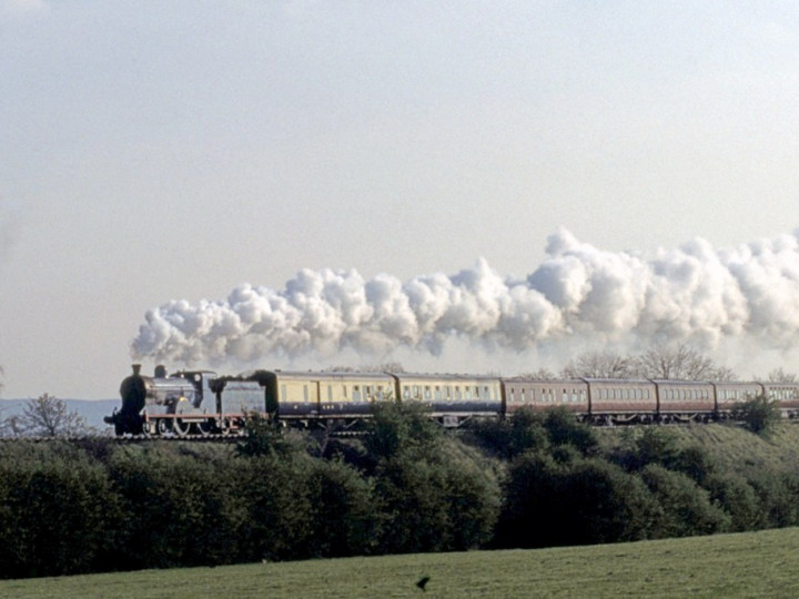 25/4/1993: GNR 9 in the train hauled by No.171 approaching Templepatrick. (C.P. Friel)