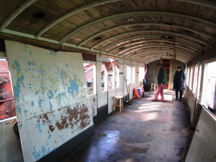 1/10/2022: The compartments have been removed giving an open-plan carriages for visitors to inspect.