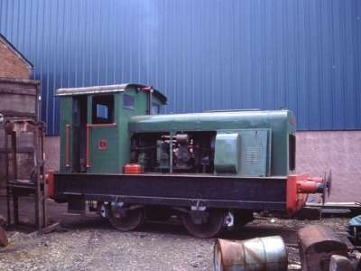 Ruston diesel No.1 at Whitehead in 2001. (P.Lockett)