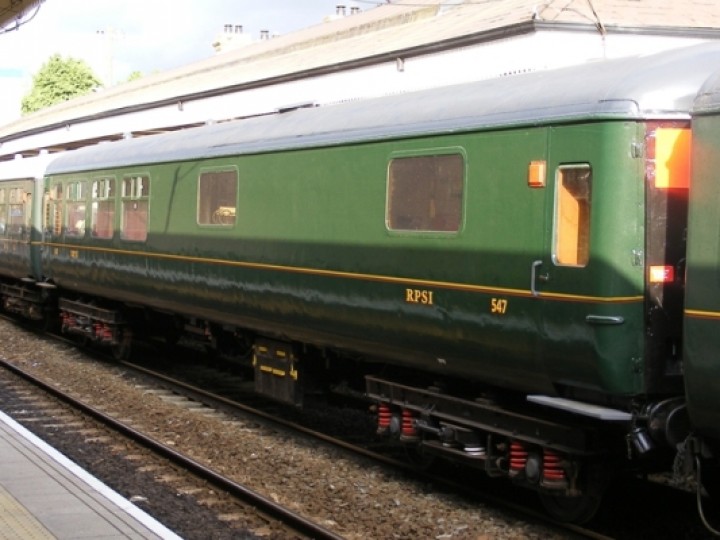 June 2008: 547 on one of her first outings onto the main line under RPSI auspices.