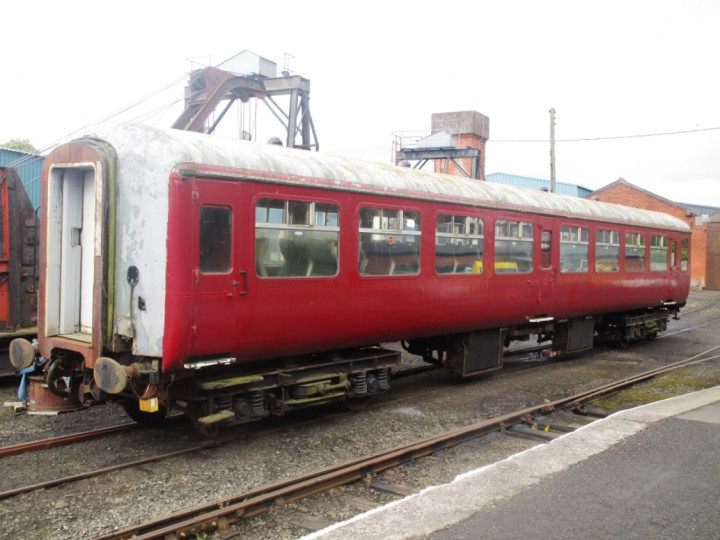 18/8/2022: The coach in Whitehead yard.