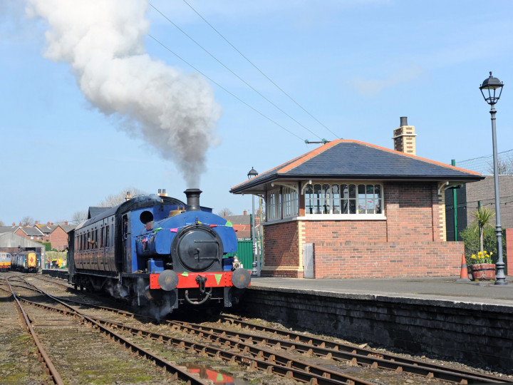 6/4/2019: No.3BG celebrates its 100th Birthday beside the cabin. (C.P. Friel)