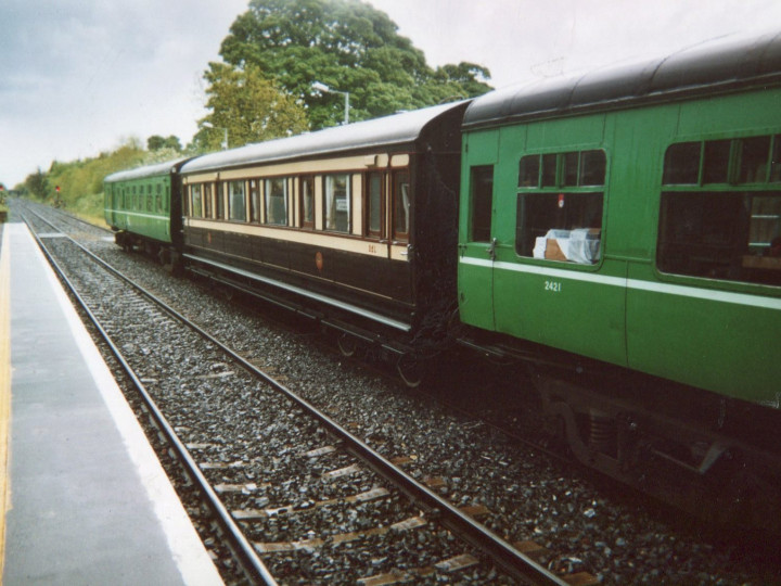 12/5/2007: 351 on the Garavogue railtour. (B. Robertson)