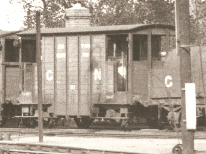 81 parked outside the goods shed at Portadown circa 1957.